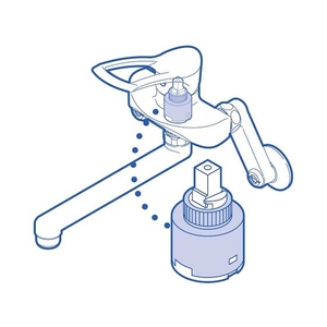ＳＡＮＥＩ シングルレバー用カートリッジ FC763JU-1147119-イメージ2