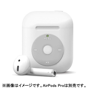 elago AW6 CASE for AirPods /AirPods 2nd Charging / AirPods 2nd Wireless ホワイト EL_APACSSC6B_WH-イメージ1