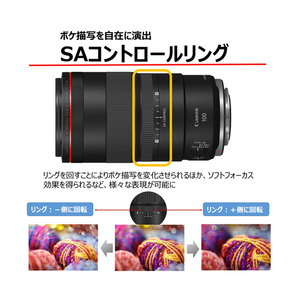 キヤノン 中望遠単焦点レンズ RF100mm F2.8 L MACRO IS USM RF10028LMIS-イメージ3