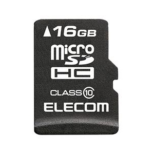 エレコム データ復旧高速microSDHCメモリーカード(Class 10・16GB) 防水仕様 MF-MSD016GC10R-イメージ1