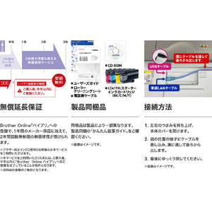 ブラザー A3対応インクジェット複合機 ファーストタンク ホワイト MFC-J7700CDW-イメージ17