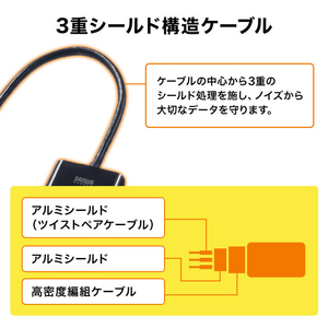 サンワサプライ HDMI-VGA変換アダプタ(HDMI Aオス-VGAメス) AD-HD24VGA-イメージ11