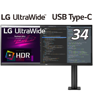 LGエレクトロニクス 34型液晶ディスプレイ 34WN780-B-イメージ1