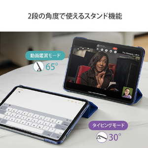 ESR iPad (第10世代)用ウルトラスリム Smart Folio ケース ASCEND グレー ES24813-イメージ7