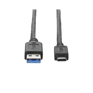 エレコム USB3．1ケーブル(A-TypeC) 1．0m ブラック USB3-AC10BK-イメージ2