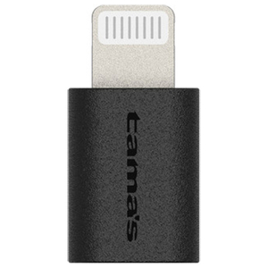 多摩電子工業 microUSB-Lightning 変換アダプタ ブラック TH296LSK-イメージ1