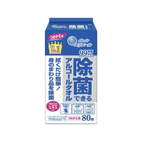 大王製紙 エリエール除菌できるアルコールタオル詰替 80枚 F847934-(71303)