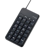 エレコム ホットキー付きUSBテンキーパッド ブラック TK-TCM015BK