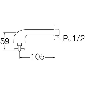 ＳＡＮＥＩ 衛生水栓 FC765JL-1147319-イメージ2