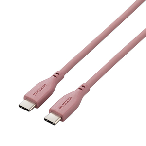 エレコム なめらかUSB Type-Cケーブル(非認証品、C-C) 2．0m モーブブラウン MPA-CCSS20BR-イメージ1