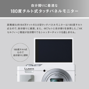 パナソニック コンパクトデジタルカメラ LUMIX ブラック DC-TZ99-K-イメージ14