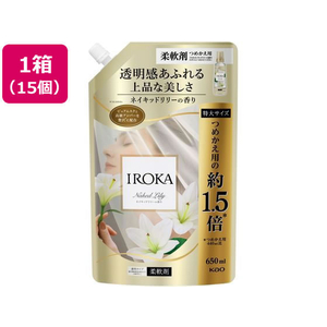 KAO IROKA ネイキッドリリー スパウト 650mL×15個 FC800SS-イメージ1