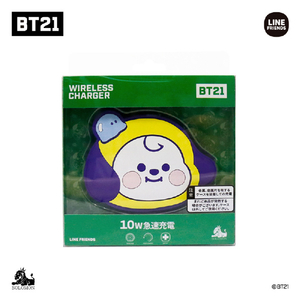 BT21 ワイヤレスチャージャー CHIMMY JWJ-BT21-B-CM-イメージ1