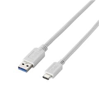 エレコム USB3．1ケーブル(A-TypeC) 1．0m ホワイト USB3-APAC10WH