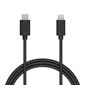 エレコム USB-C to Lightningケーブル(1．0m) MPA-CL10XBK-イメージ2