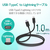 エレコム USB-C to Lightningケーブル(1．0m) MPA-CL10XBK-イメージ3