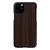 Man & Wood iPhone 11 Pro用天然木ケース Ebony I16832I58R-イメージ1