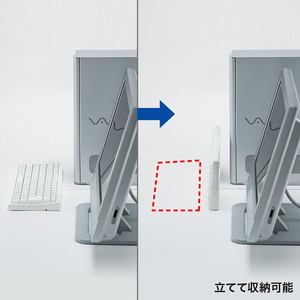 サンワサプライ コンパクトキーボード(テンキーなし) ホワイト SKB-KG3WN2-イメージ2