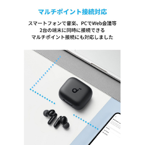 Anker イヤフォン Anker Soundcore P30i ブラック A3959N11-イメージ6