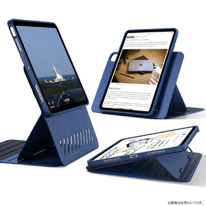 ESR iPad Air 11インチ M2用ケース ESR Shift Magnetic Blue ESR574-イメージ1