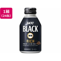 UCC UCC BLACK無糖 RICH 275g×24缶 FC870NT-511214