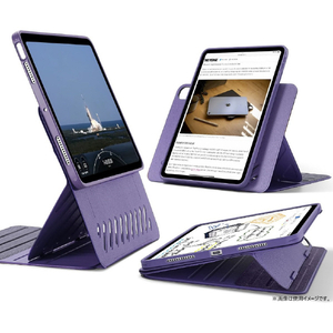 ESR iPad Air 11インチ M2用ケース ESR Shift Magnetic Purple ESR575-イメージ1