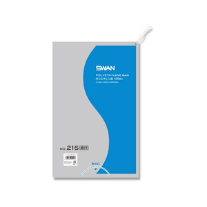 シモジマ スワン/ポリエチレン袋 紐付 No.215(300×450mm) 100枚×10袋 FCK2018-12065516174-イメージ1