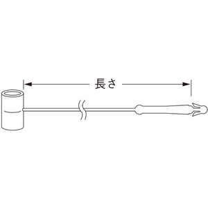 タカ印 ワンタッチロック 長さ75mm 1000本 FC81032-37-1550-イメージ4