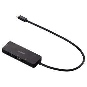 エレコム USB Type-C(TM)ハブ+1機能(HDMI(R)ポート付き) ブラック U3H-MH3006BBK-イメージ1