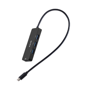 エレコム USB Type-C(TM)ハブ+1機能(HDMI(R)ポート付き) ブラック U3H-MH3006BBK-イメージ8