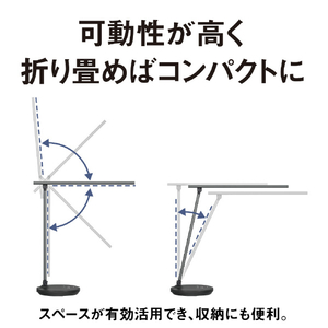 パナソニック LEDデスクスタンド ダークグレーメタリック仕上 SQ-LD440-K-イメージ5