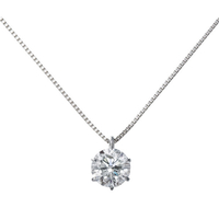 【プラチナ】ダイヤモンド ネックレス 1．0ct Hカラー/SI2クラス/GOODカット GGS鑑定書付 SDEOSKP10