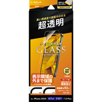 MSソリューションズ iPhone 16 Plus用ガラスフィルム 「GLASS PREMIUM FILM Lite」超透明 LN-IA24FGL