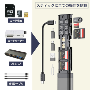 サンコー アルミメモリーカードケース(512GB) MUUNBXHBK-イメージ3