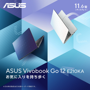 ASUS ノートパソコン ASUS Vivobook Go 12 E210KA ドリーミーホワイト E210KA-N441WWS-イメージ2