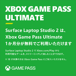 マイクロソフト Surface Laptop Studio 2(i7/32GB/1TB/RTX 2000 Ada dGPU) プラチナ Z1S-00018-イメージ9