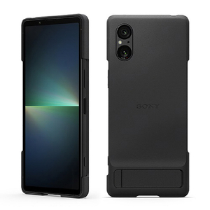 ラスタバナナ Xperia 5 V用ケース Style Cover with Stand ブラック XQZ-CBDE/BJPCX-イメージ1