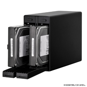 センチュリー HDDケース 裸族のテラスハウス RAID USB3．2 Gen1&eSATA 裸族シリーズ CRTS35EU3RS6G2-イメージ2