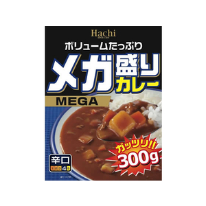 ハチ メガ盛りカレー 辛口 300g F875446-イメージ1