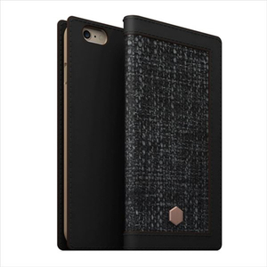 SLG Design iPhone 6s Plus/6 Plus用ケース D5 Edition Calf Skin Leather Diary ブラック SD4862I6P-イメージ4