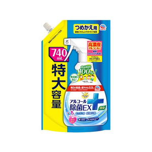 アース製薬 アルコール除菌EX つめかえパウチ 日本製 除菌スプレー FCB5190-イメージ1