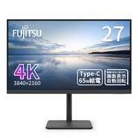 富士通 27型ワイド液晶ディスプレイ VT series ブラック VTU27021BT