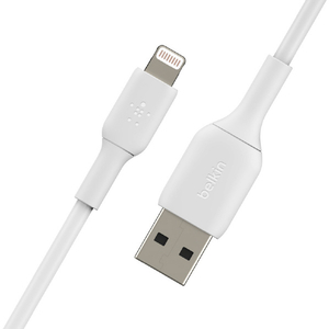 BELKIN USB-A to ライトニングケーブル(1m) BOOST UP CHARGE ホワイト CAA001BT1MWH-イメージ6