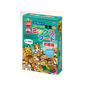 マルカン リス・ハムの主食 ミックスフードお徳用 500g FC75273-MR-544-イメージ1