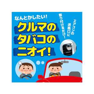 エステー クルマの消臭力 クリップタイプ2個セット タバコ用スカイミント F411228-イメージ7