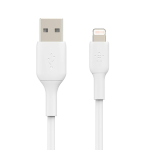 BELKIN USB-A to ライトニングケーブル(2m) BOOST UP CHARGE ホワイト CAA001BT2MWH-イメージ1