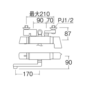 ＳＡＮＥＩ サーモシャワー混合栓 FC643JW-1147116-イメージ7