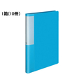 コクヨ クリヤーブック POSITY 固定式A4 40ポケット ライトブルー10冊 1箱(10冊) F826239-P3ﾗ-L40NLB