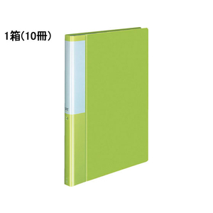 コクヨ クリヤーブック POSITY 固定式A4 40ポケットライトグリーン10冊 1箱(10冊) F826240-P3ﾗ-L40NLG-イメージ1