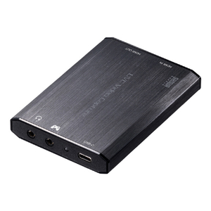 サンワサプライ HDMIキャプチャー(USB3．2 Gen1・4K パススルー出力付き) USB-CVHDUVC3-イメージ1